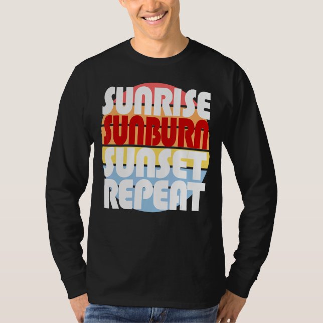 Camiseta Sunrise Sunset Repetir 1 (Frente)