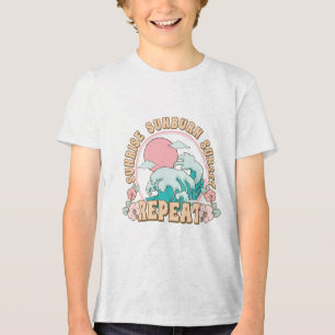 Camiseta Sunrise Sunset Repetir Verão Praia Vida