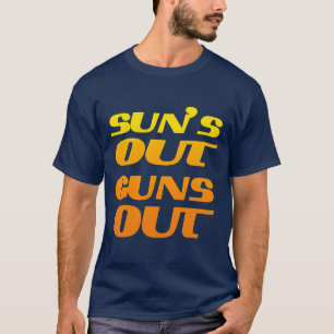 CAMISETA SUNS FORA ARMAS NA MALHAÇÃO E GYM