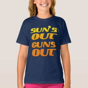 CAMISETA SUNS FORA ARMAS NA MALHAÇÃO E GYM