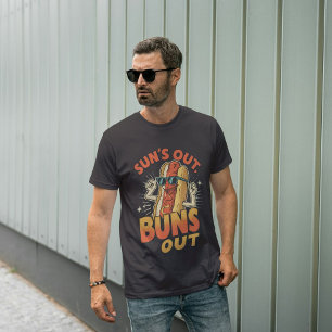 Camiseta Sun's Out Buns Out - Engraçado CHURRASCO de Verão 