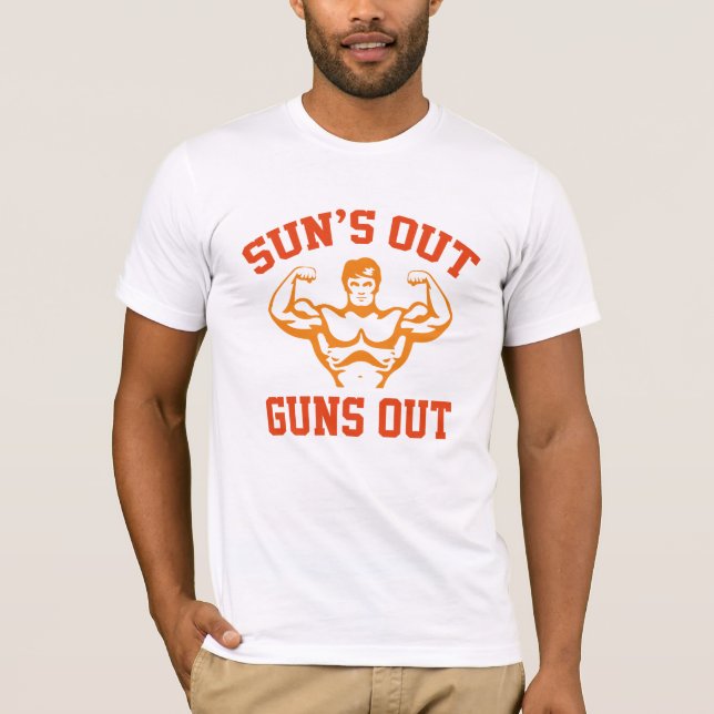 Camiseta Sun's Out Guns Out (Frente)