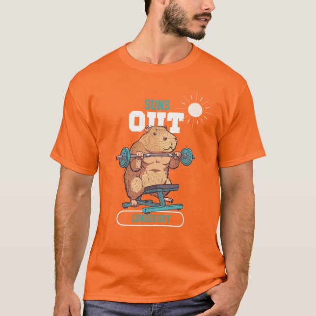 Camiseta Suns Saídos, Pulmões Saídos (Frente)