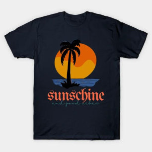 Camiseta sunschine e boas vibrações - Summer Vibes