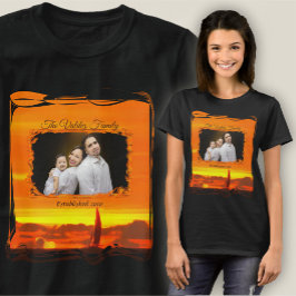 Camiseta Sunset 1300 para veleiro da família