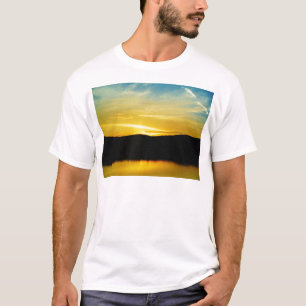 Camiseta Sunset Amarelo do Lago Mt