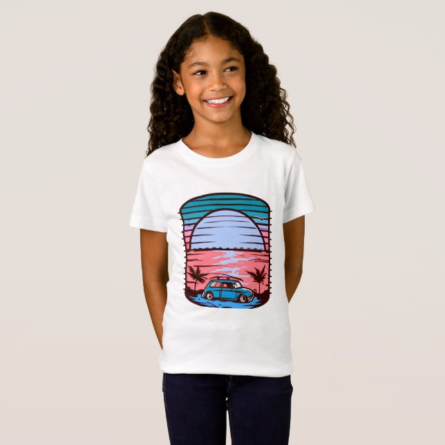 Camiseta Sunset Beach (Frente Completa)