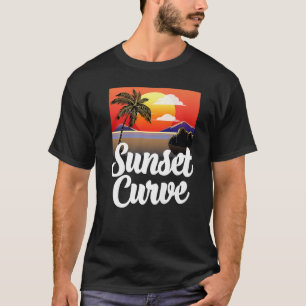 Camiseta Sunset Beach Curve Women Sunset Love Nature