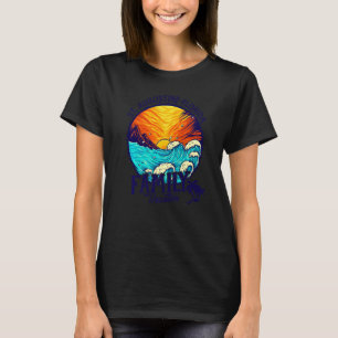 Camiseta Sunset Beach Retro Family Augustine Florida Family