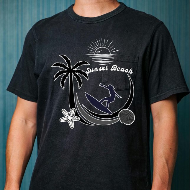Camiseta "Sunset Beach" Viagem de Natal no Havaí (Criador carregado)