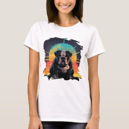 Camiseta Sunset Bulldog Vibes