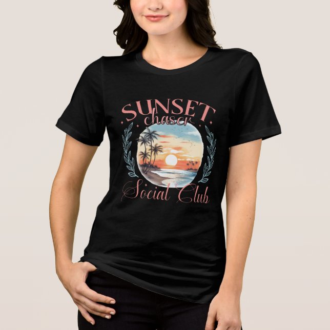 Camiseta Sunset Chaser Social Club – Sunset Lovers (Frente)
