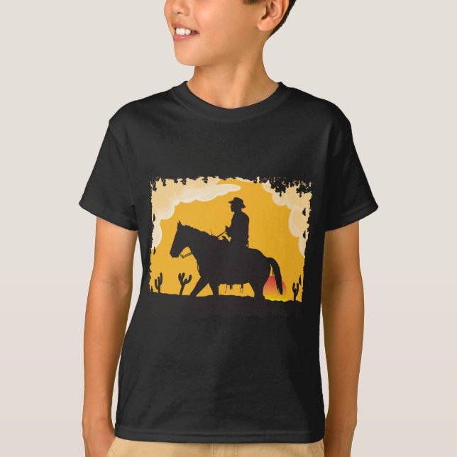 Camiseta Sunset Cowboy (Frente)