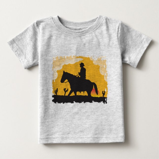 Camiseta Sunset Cowboy (Frente)