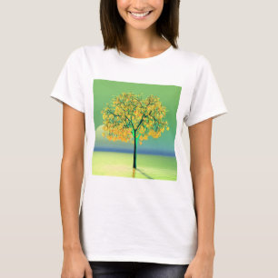 Camiseta Sunset da Árvore de outono