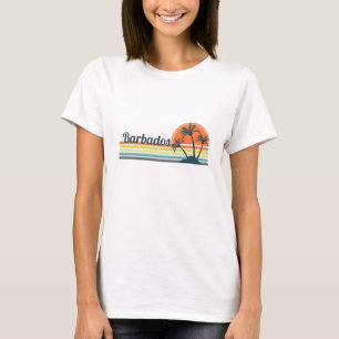 Camiseta Sunset de Barbados Retro