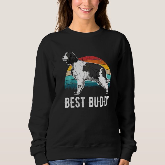 Camiseta Sunset de Cachorro Espanhol Inglês Springer (Frente)