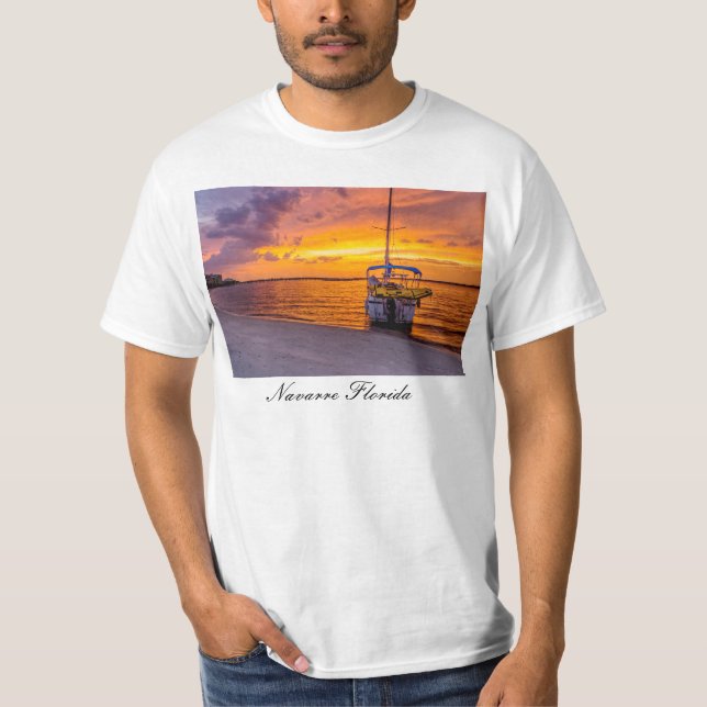 Camiseta Sunset de Fogo Navarre Florida (Frente)