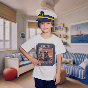 Camiseta Sunset de Gato Negro: Uma Viagem para terceiro-Shi