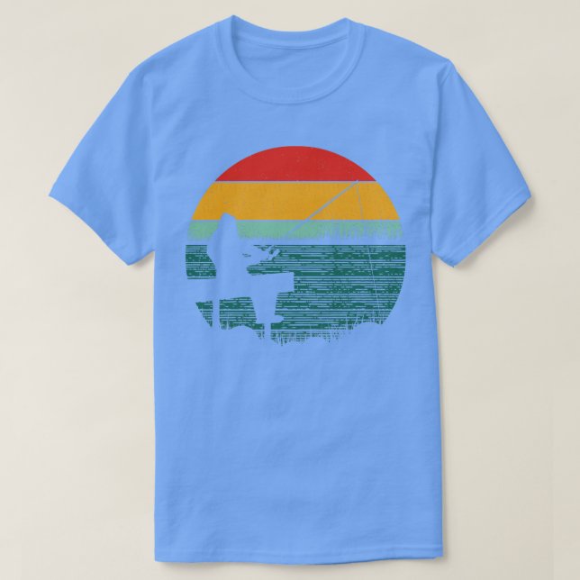 Camiseta Sunset de Pesca Retroativa (Frente do Design)