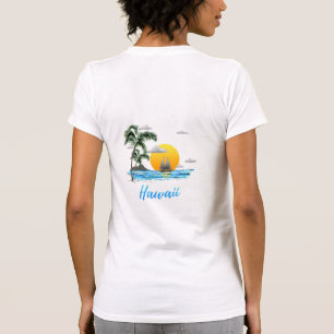 Camiseta Sunset de Praia do Havaí