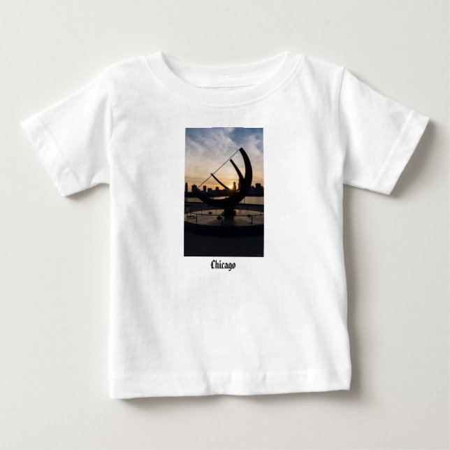 Camiseta Sunset de relógio (Frente)