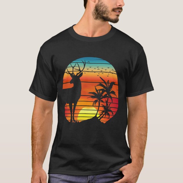 CAMISETA SUNSET DE RETRO DE CERVEJA (Frente)