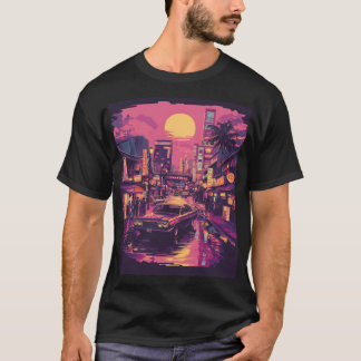 Camiseta Sunset de Tóquio Retroativo