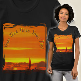 Camiseta Sunset de veleiro 1300