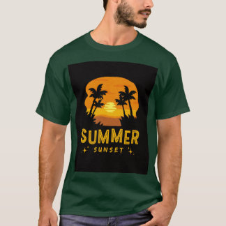 Camiseta Sunset de Verão