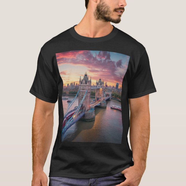 Camiseta Sunset em Londres (Frente)
