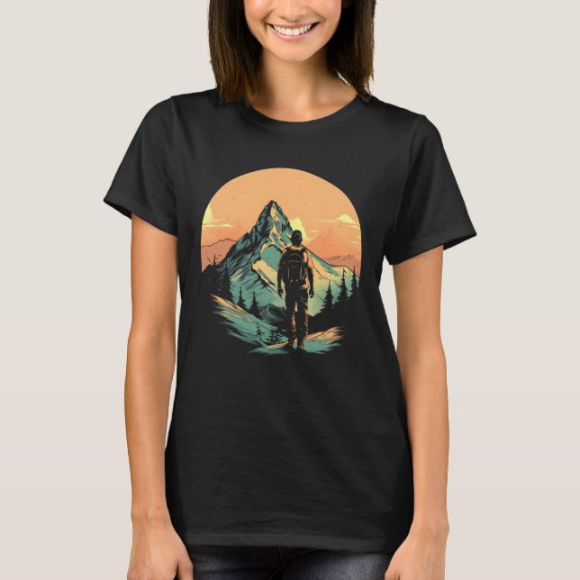 Camiseta Sunset, Empresa de Caminho de Montanha (Frente)