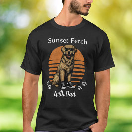 Camiseta SunSet Fetch/ Retriever Dourado
