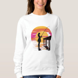 Camiseta Sunset Fishing – Women’s Sweatshirt