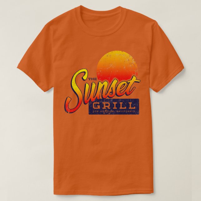 Camiseta Sunset Grill (Frente do Design)