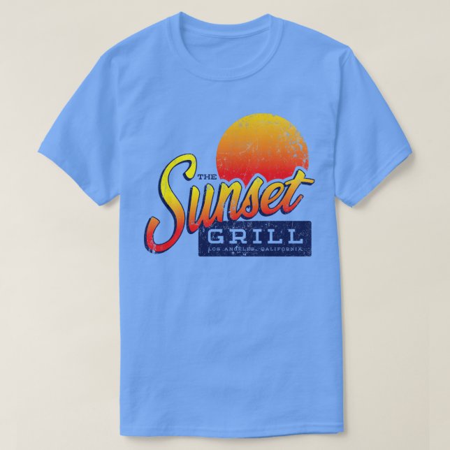 Camiseta Sunset Grill (Frente do Design)