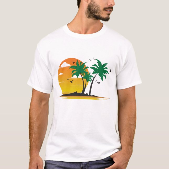 Camiseta Sunset-its-reflexão (Frente)
