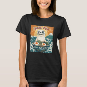 Camiseta Sunset Japan Mt Fuji Noodle Lover Sal Pup Ram