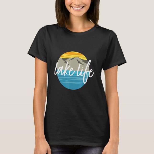 Camiseta Sunset Lake Life (Frente)