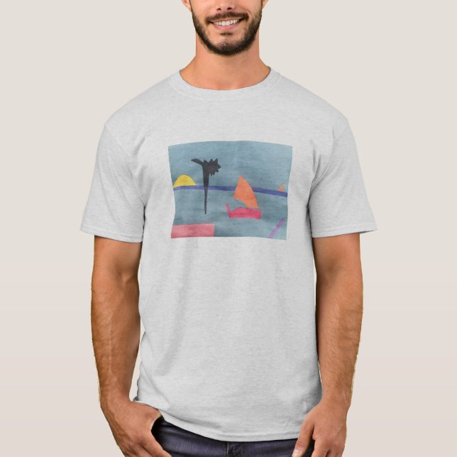 Camiseta "Sunset Mediterrâneo" (Frente)