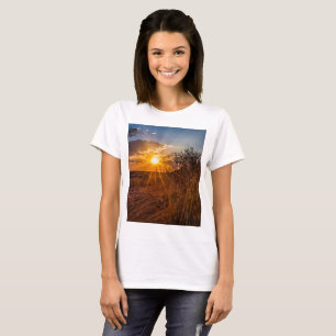 Camiseta Sunset no deserto de Kalahari, Namíbia