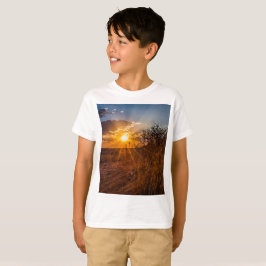 Camiseta Sunset no deserto de Kalahari, Namíbia