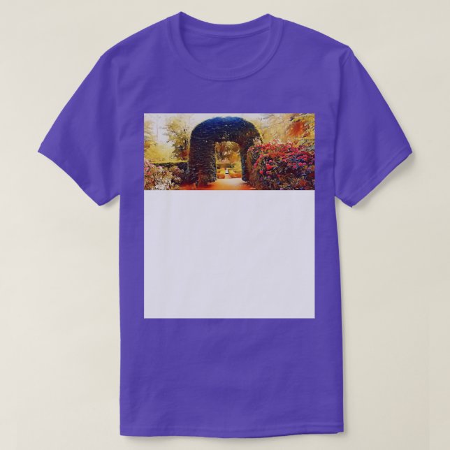 Camiseta Sunset No Parque Da Cidade De Hamburgo (Frente do Design)