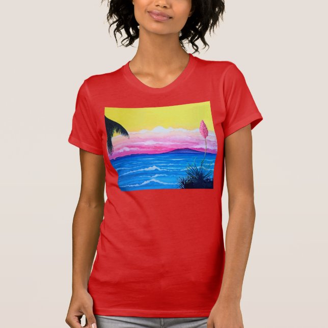 Camiseta Sunset Ocean (Frente)