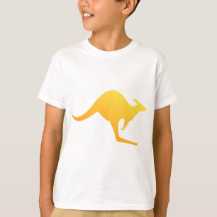 Camiseta Sunset Orange Australian Kangaroo