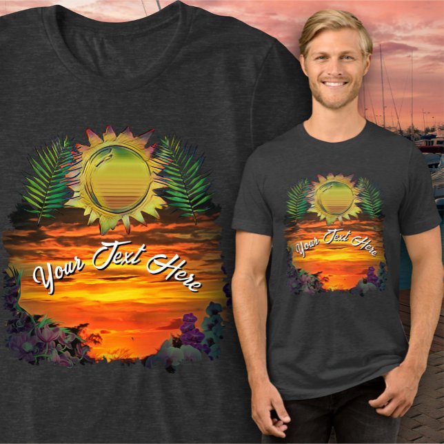 Camiseta Sunset Plaza Marina 2584 (Criador carregado)