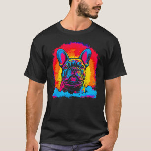 Camiseta Sunset pop French Bull Dog