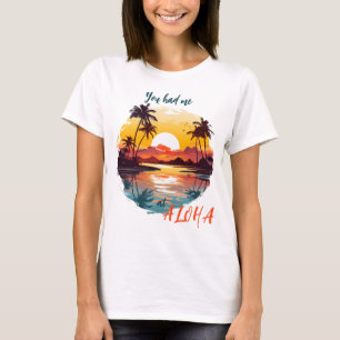 Camiseta Sunset Sobre a Lagoa