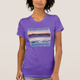 Camiseta Sunset Sobre Ventura Pier E Praia