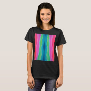 Camiseta "Sunset Sorbet" Arte Abstrato Colorida